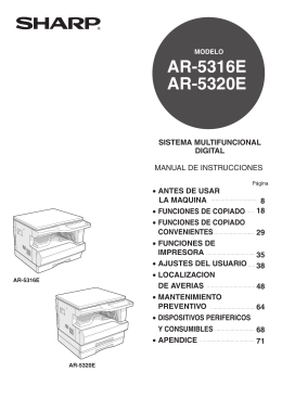 AR-5316E/5320E Operation-Manual Copier ES