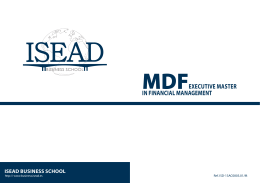 isead business school mdfexecutive master in financial management