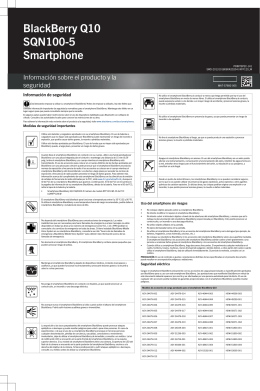 Safety and Product Information - Generic - BB10