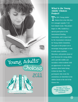 Young Adults` Choices 2011 Reading List