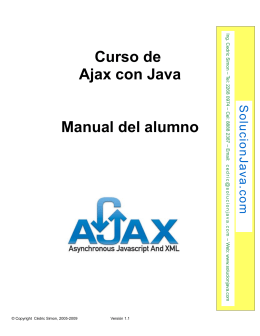Manual del curso de Ajax