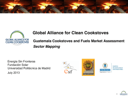 Executive summary - Global Alliance for Clean Cookstoves