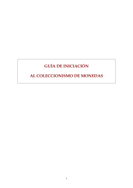 Guía de iniciación al coleccionismo de monedas (PDF