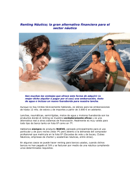 Renting Náutico - Grupo Catamaranes