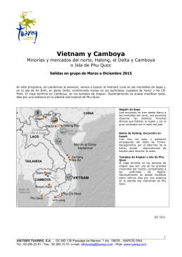 Vietnam y Camboya > Poblados del norte, Halong