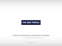 + Masnou - The Box Populi