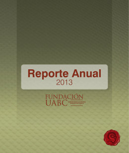 Reporte Anual - Fundación UABC