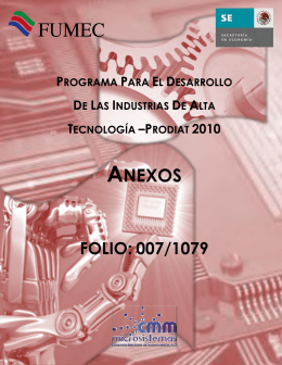 ANEXOS - Secretaría de Economía