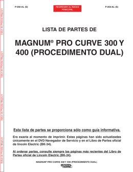 MAGNUM® PRO CURVE 300 Y 400 (PROCEDIMENTO DUAL)