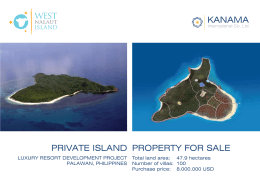 PRIVATE ISLAND PROPERTY FOR SALE