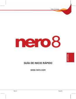 Nero 7 QuickStart