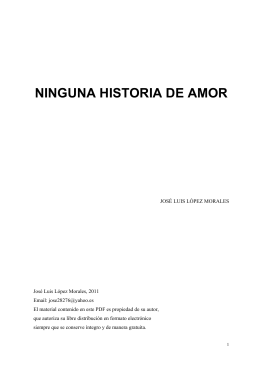 NINGUNA HISTORIA DE AMOR
