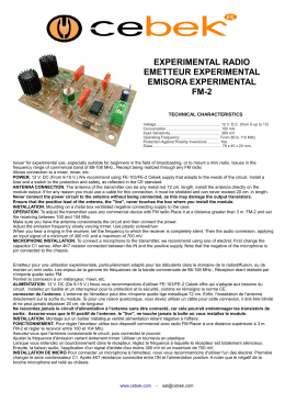 experimental radio emetteur experimental emisora experimental fm-2
