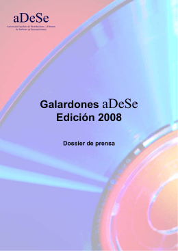 Galardones aDeSe Edición 2008