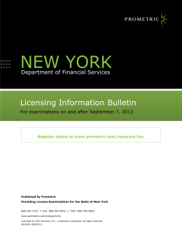New York Candidate Handbook