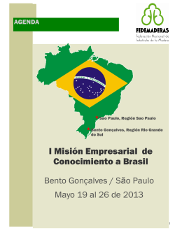 Agenda visita a Brasil mayo 2013