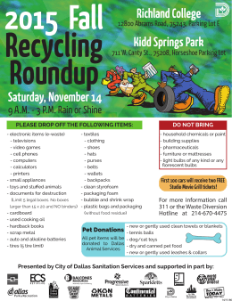 Recycling Round-Up