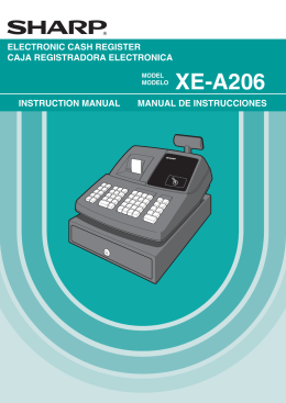 XE-A206 Instruction Manual - Control Business Systems Home Page