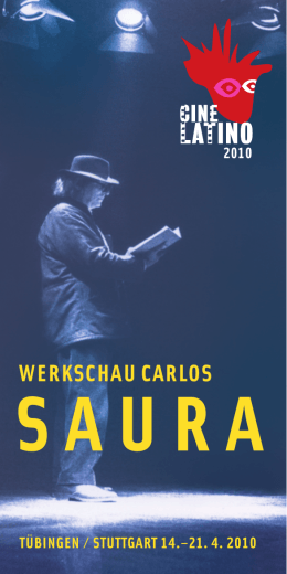 Flyer Werkschau C. Saura