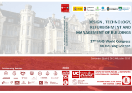 design , technology, refurbishment and management of buildings