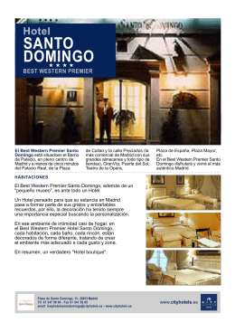 SANTO DOMINGO - City Hotels Hispania