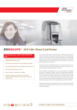DCP 240+ Direct Card Printer