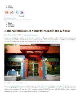 Hotel recomendado en Vancouver: Sunset Inn & Suites | 123rd