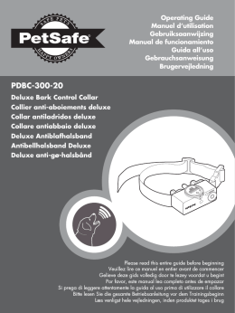 Manual PDF - petsafe product guide