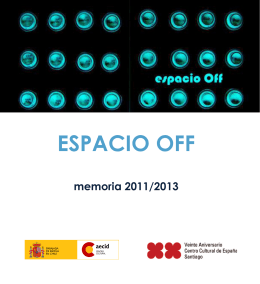 Memoria Espacio OFF 2011