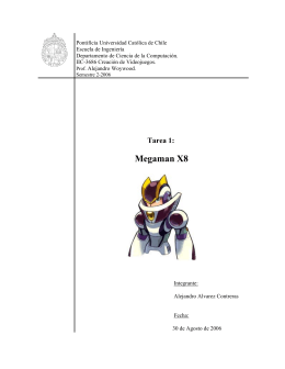 Título: Megaman X8 - Pontificia Universidad Católica de Chile