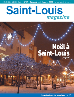 Saint-Louis magazine n° 37 en pdf