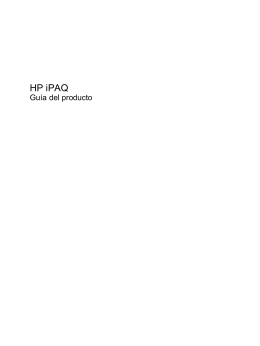 Uso del HP iPAQ