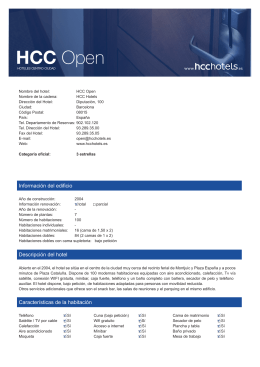 HCC Open - HCC Hotels