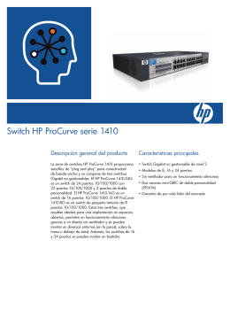 Switch HP ProCurve serie 1410