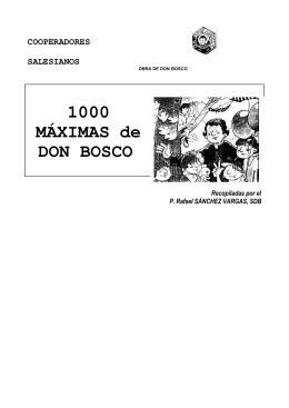 1000-maximas de don bosco - Centro María Auxiliadora