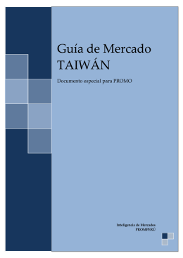 Guía de Mercado TAIWAN