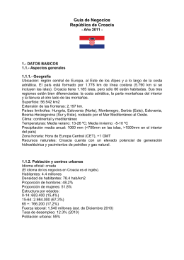 Guía de Negocios República de Croacia