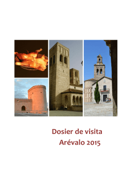 Dosier de visita Arévalo 2015