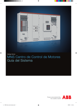 MNS Centro de Control de Motores Guía del Sistema