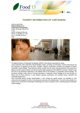 TOURIST INFORMATION OF CARTAGENA