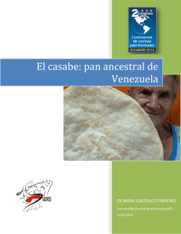 El casabe: pan ancestral de Venezuela