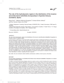 The role of the hydrodynamic regime in the distribution of