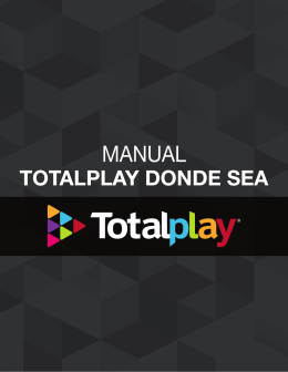 App Totalplay Donde Sea