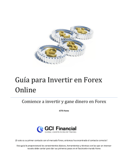 Guía para Invertir en Forex Online