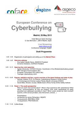 European Conference on Cyberbullying