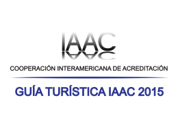 Guía Turistica IAAC