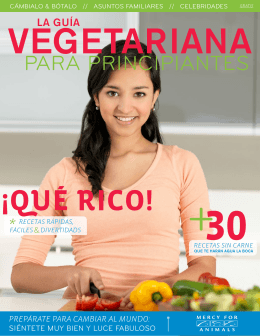 La guía vegetariana para principiantes