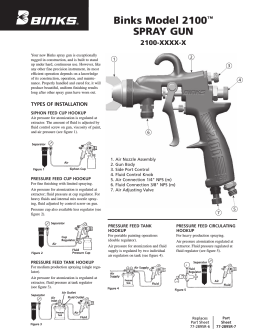 Binks Model 2100™ Spray Gun