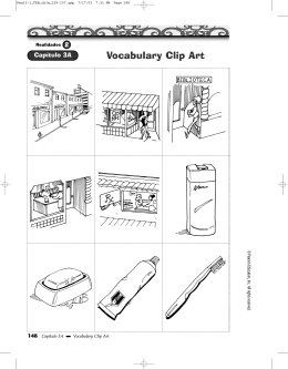 Vocabulary Clip Art