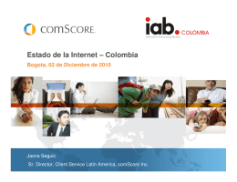 Estado de la Internet – Colombia